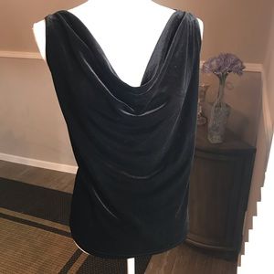 •Made in Heaven• woman’s black velvet top